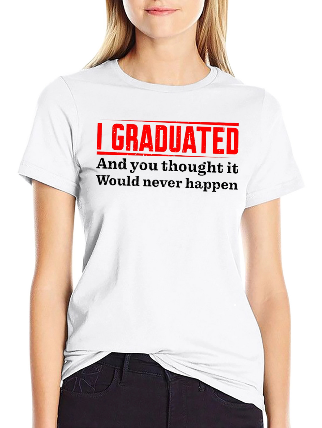 I Graduated Funny Graduation T-Shirt