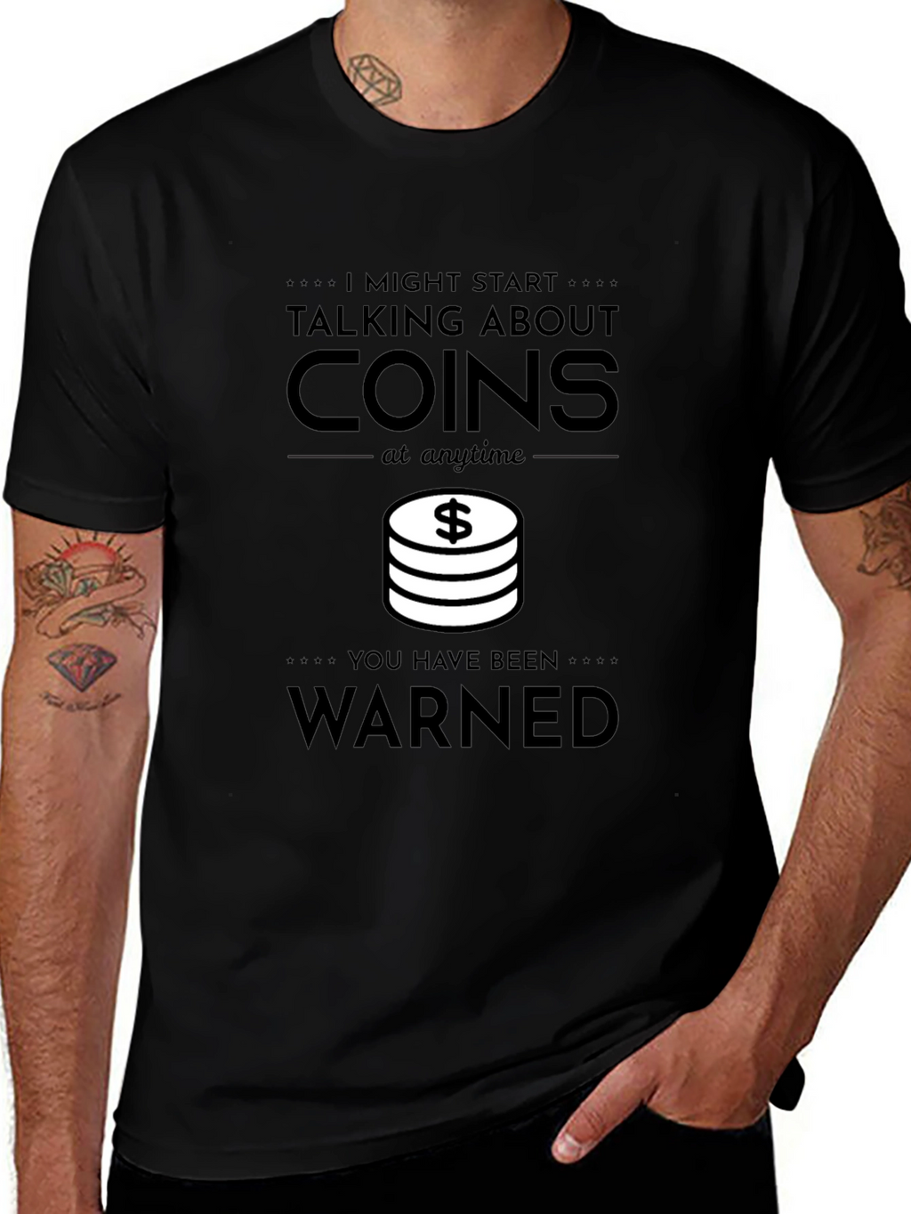 Coin Collector Warning T-Shirt - Funny Graphic Tee
