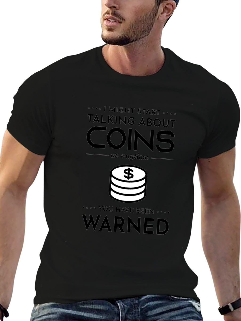 Coin Collector Warning T-Shirt - Funny Graphic Tee