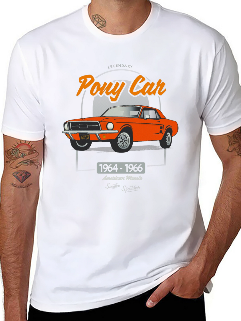 Legendary Pony Car Graphic T-Shirt