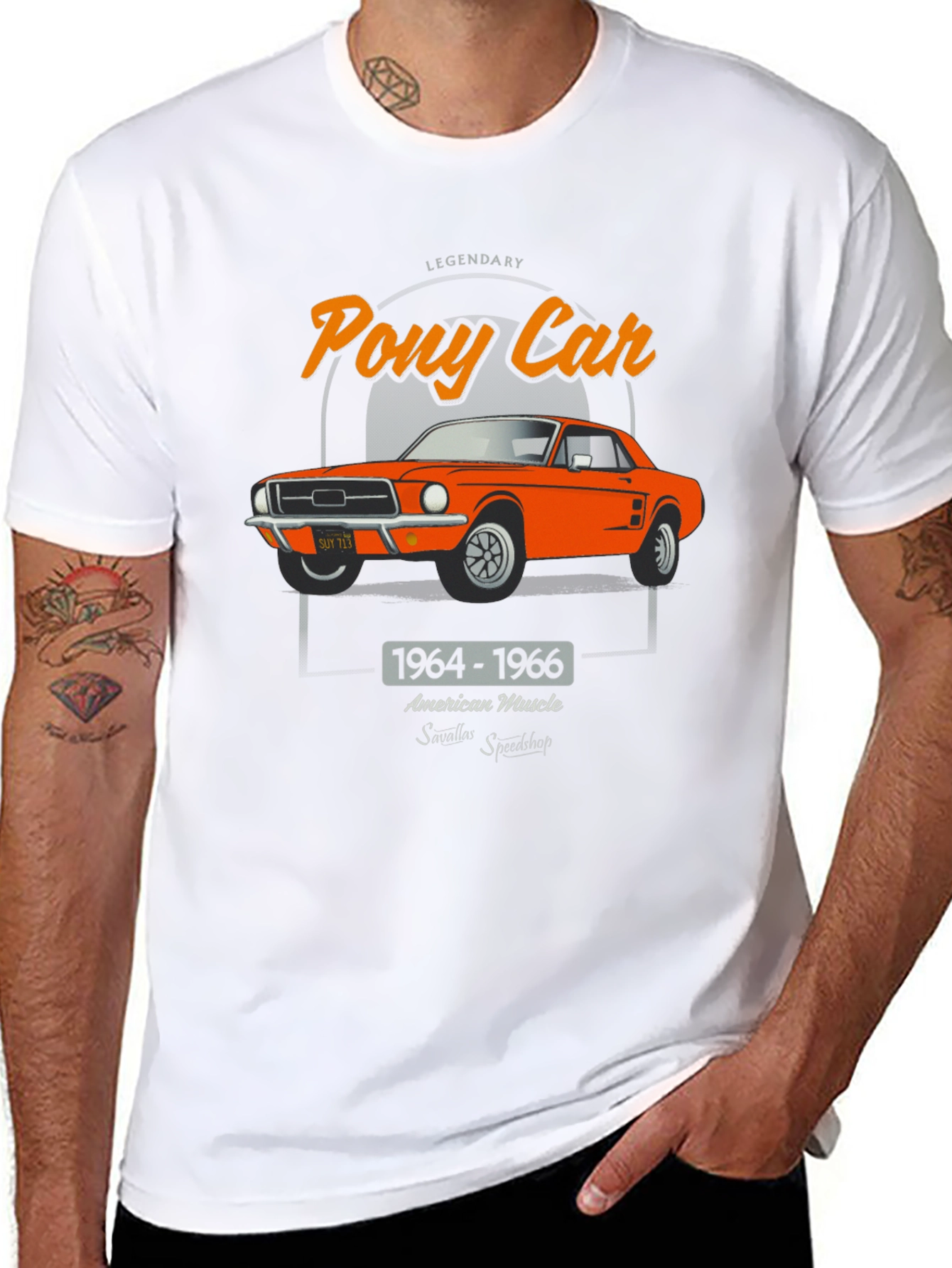 Legendary Pony Car Graphic T-Shirt