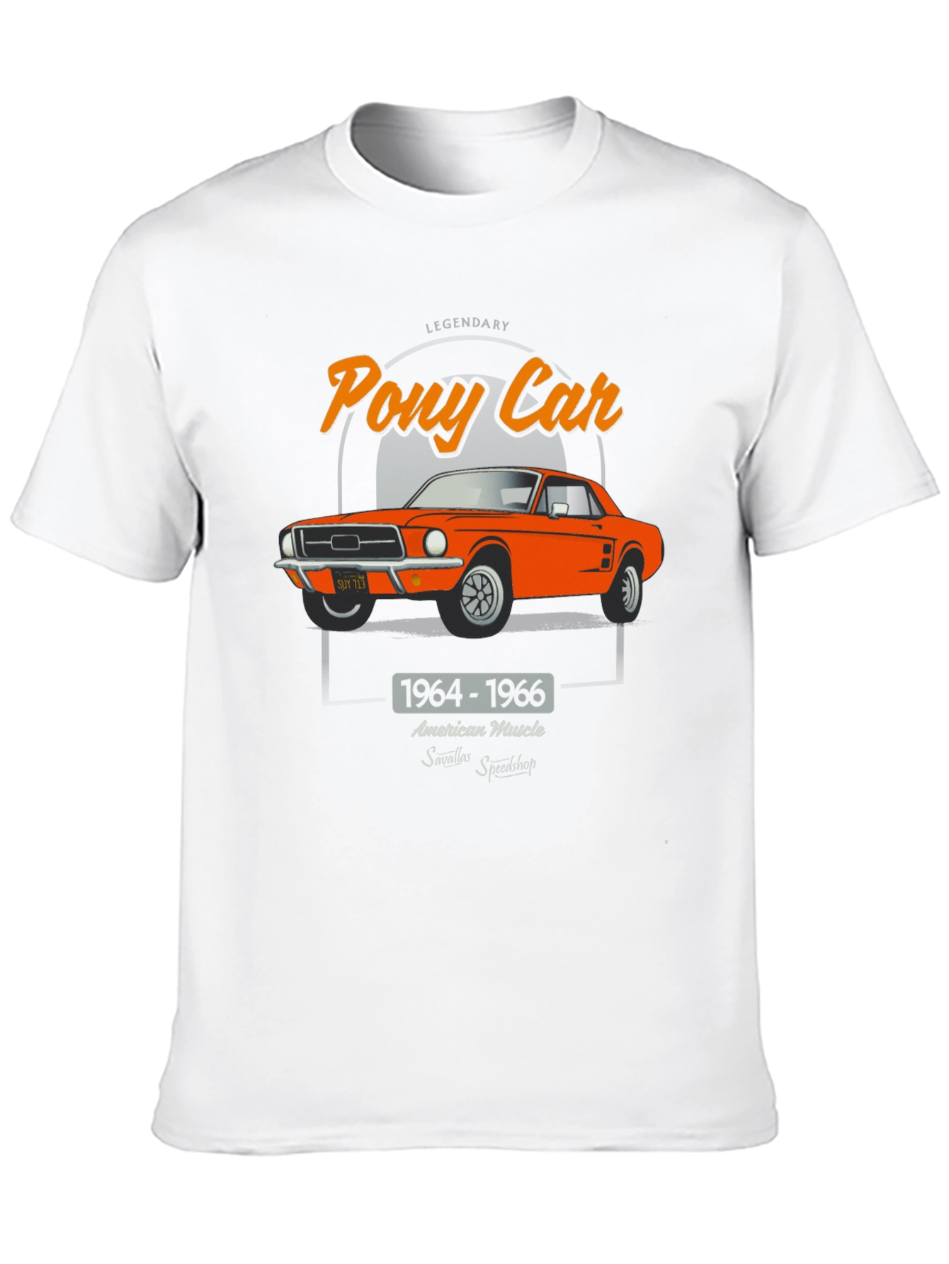 Legendary Pony Car Graphic T-Shirt