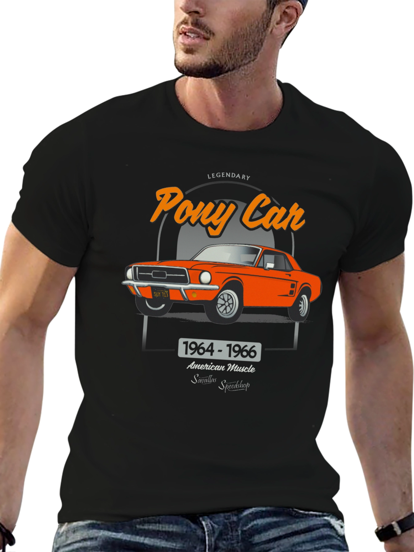 Legendary Pony Car Graphic T-Shirt