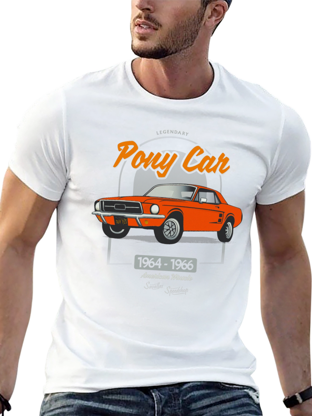Legendary Pony Car Graphic T-Shirt
