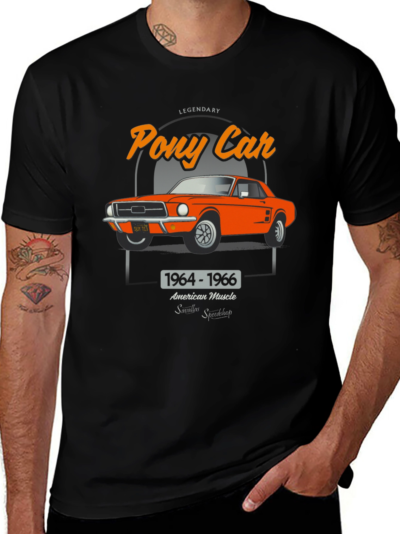 Legendary Pony Car Graphic T-Shirt