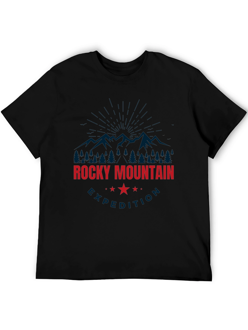 Rocky Mountain Expedition Black T-Shirt
