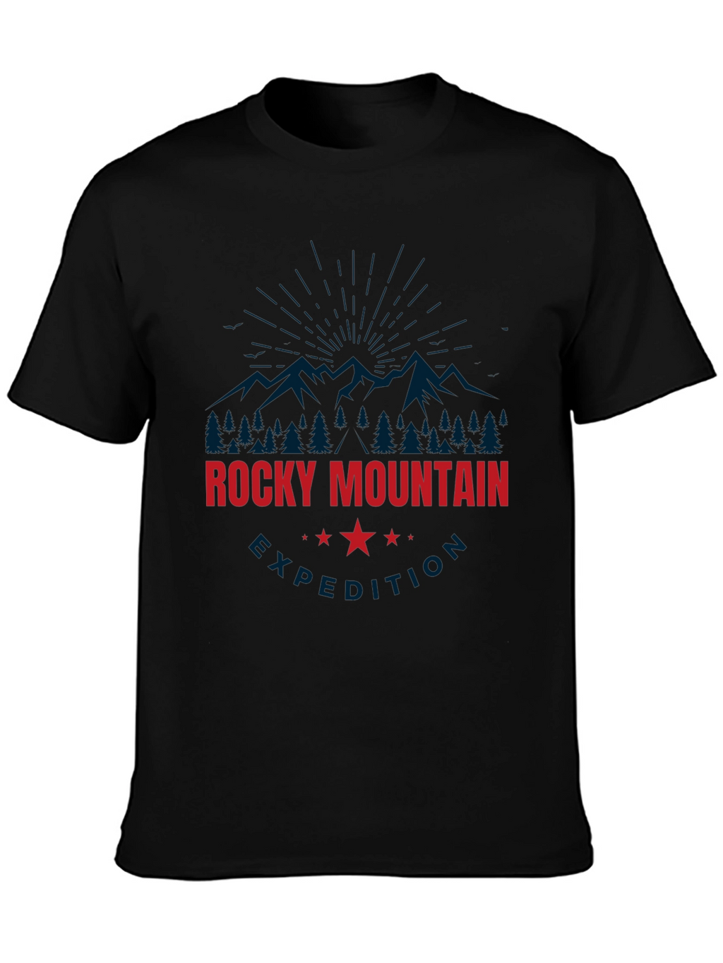 Rocky Mountain Expedition Black T-Shirt