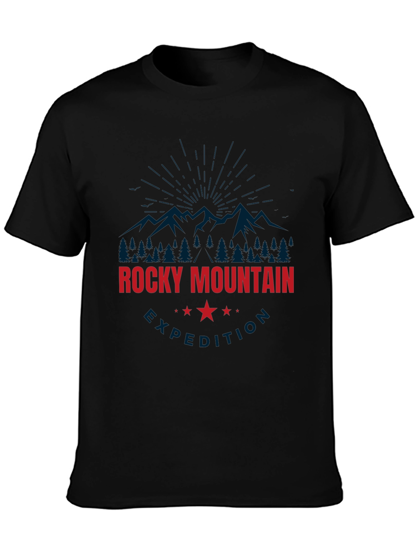 Rocky Mountain Expedition Black T-Shirt