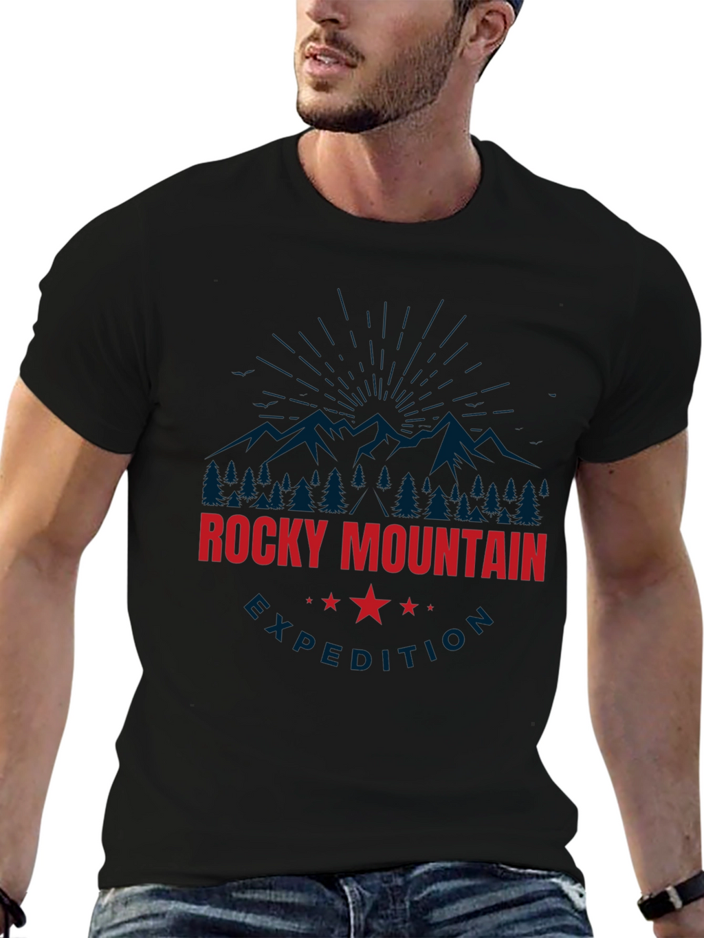 Rocky Mountain Expedition Black T-Shirt