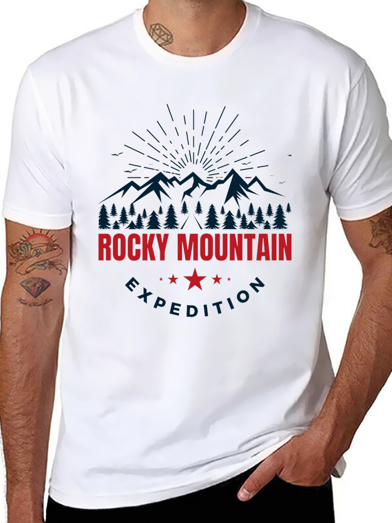 Rocky Mountain Expedition Black T-Shirt