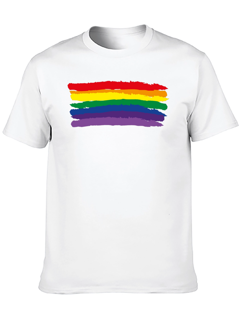 Pride Rainbow T-Shirt - Black Graphic Tee