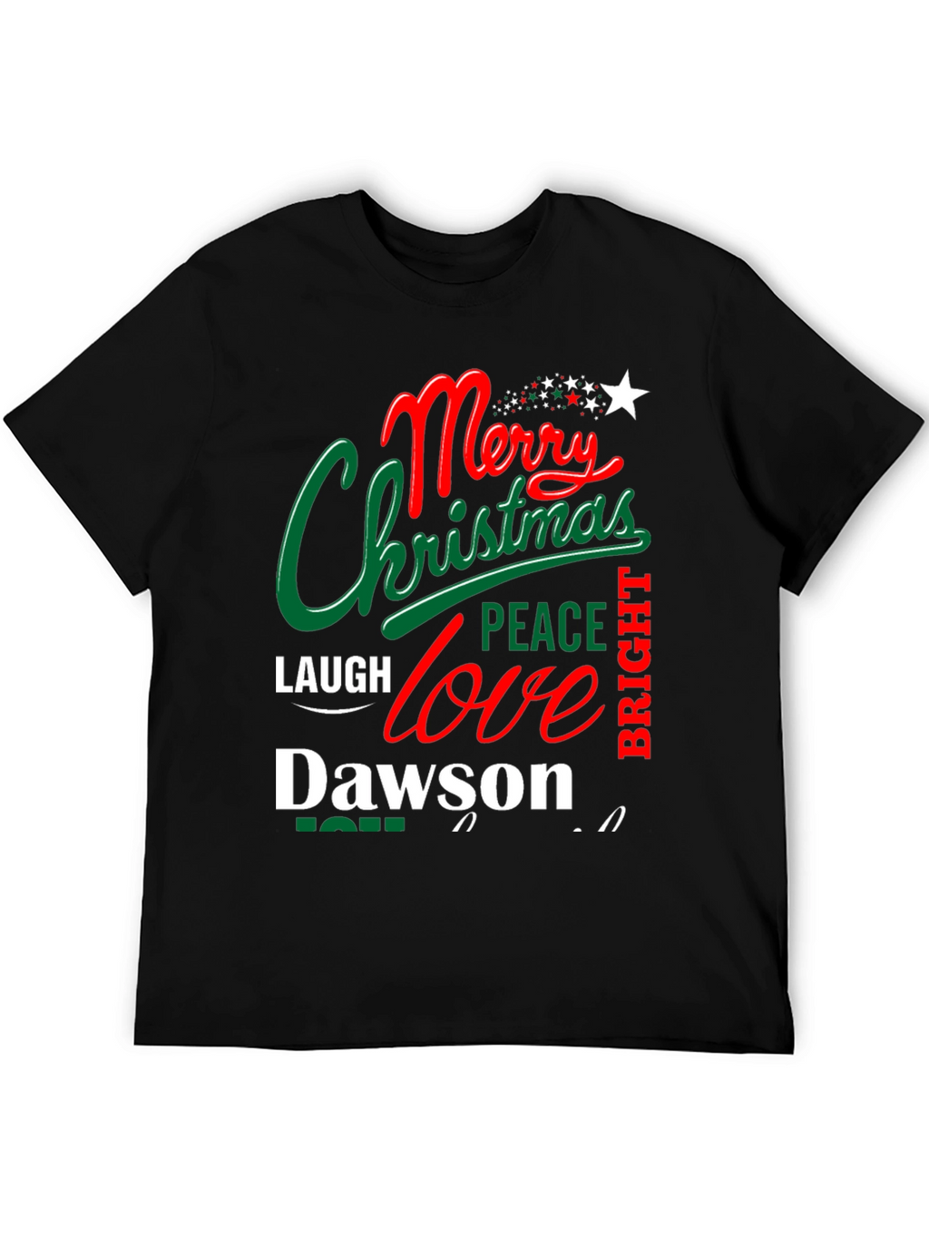 Merry Christmas Dawson T-Shirt Holiday Tee