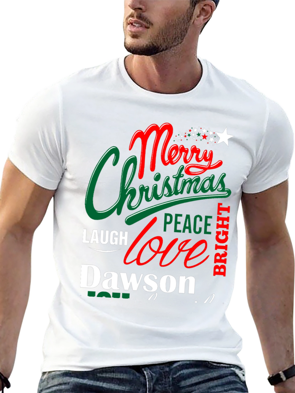 Merry Christmas Dawson T-Shirt Holiday Tee