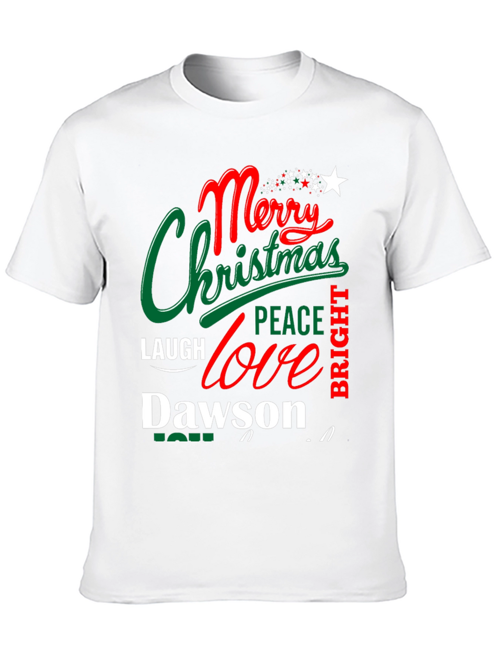 Merry Christmas Dawson T-Shirt Holiday Tee
