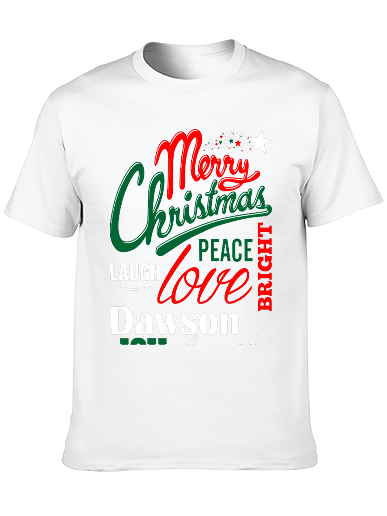 Merry Christmas Dawson T-Shirt Holiday Tee