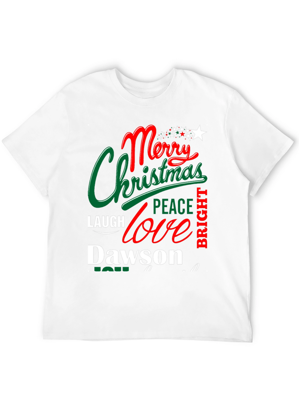Merry Christmas Dawson T-Shirt Holiday Tee