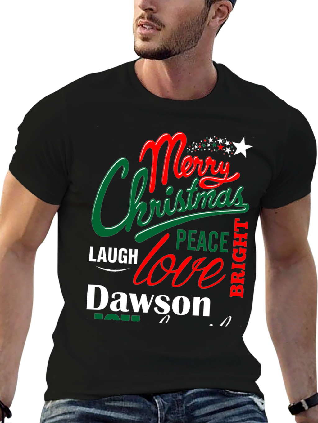 Merry Christmas Dawson T-Shirt Holiday Tee