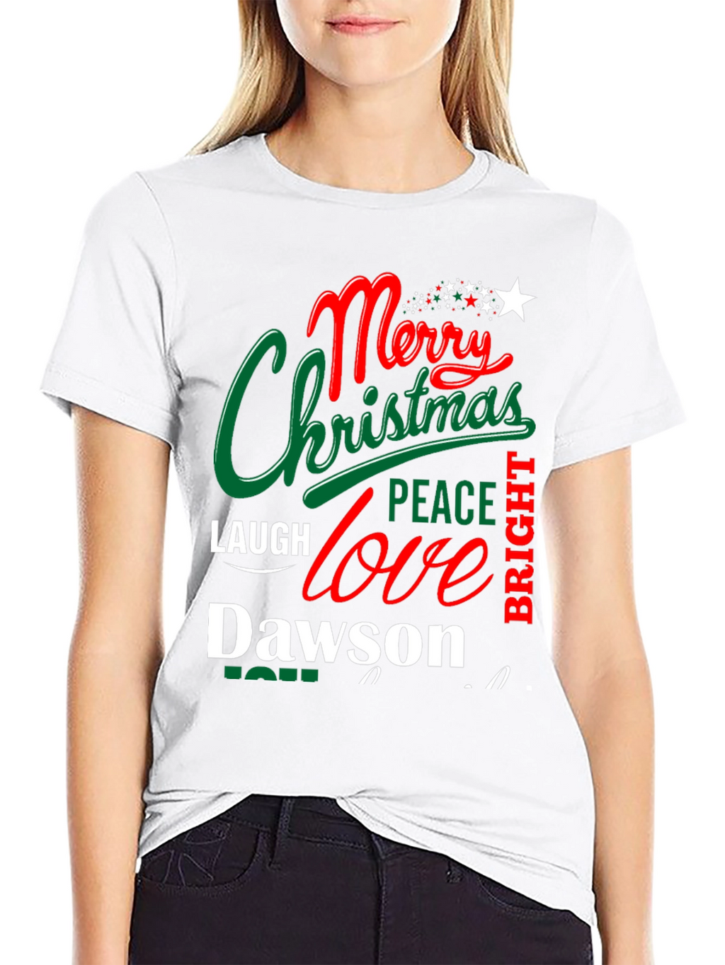 Merry Christmas Dawson T-Shirt Holiday Tee