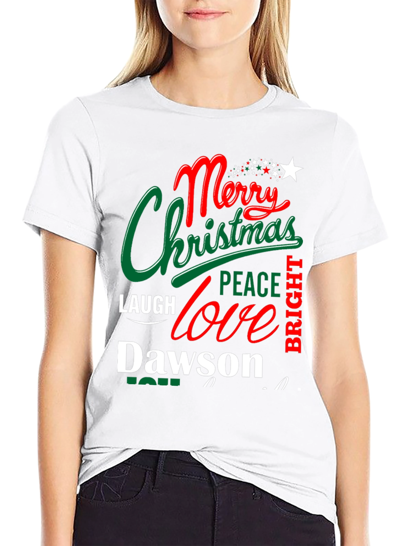 Merry Christmas Dawson T-Shirt Holiday Tee