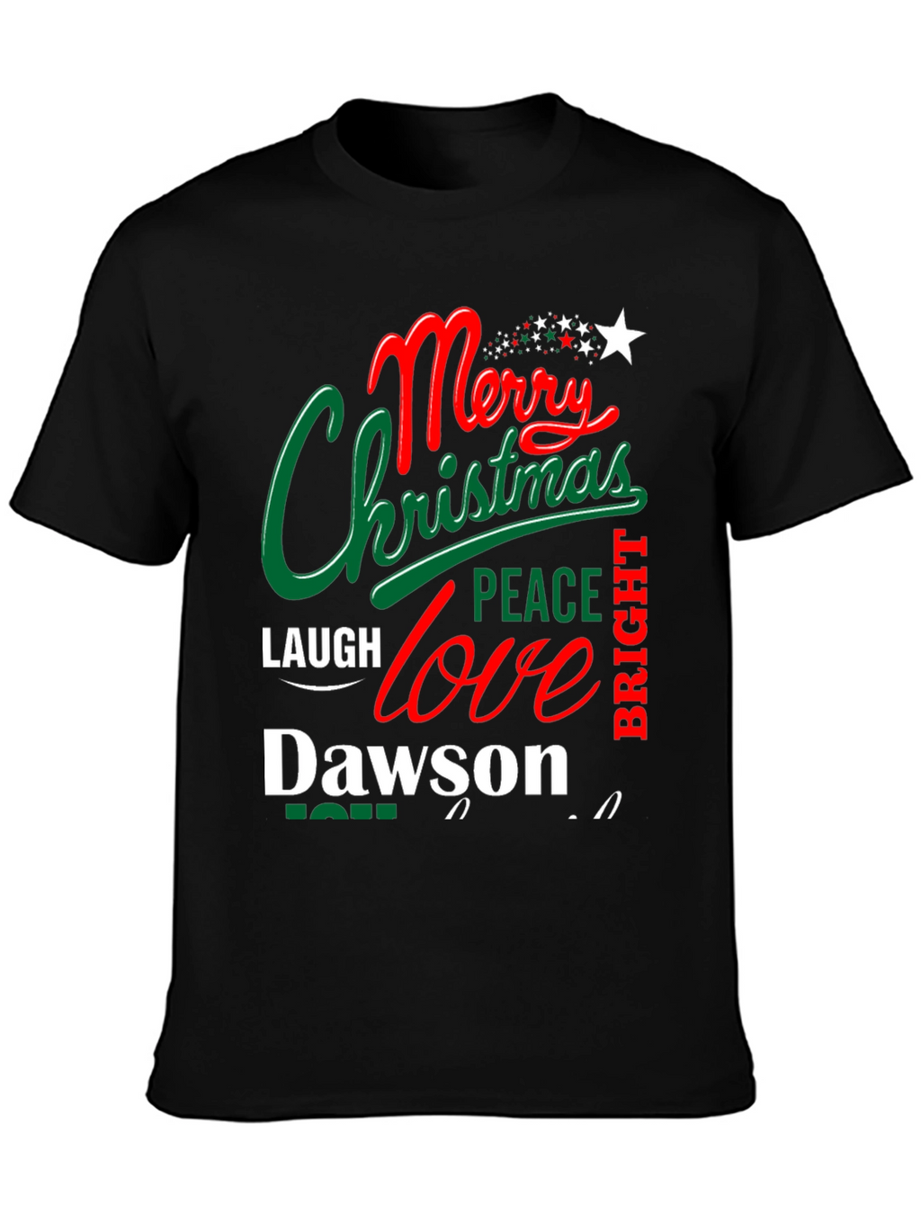 Merry Christmas Dawson T-Shirt Holiday Tee