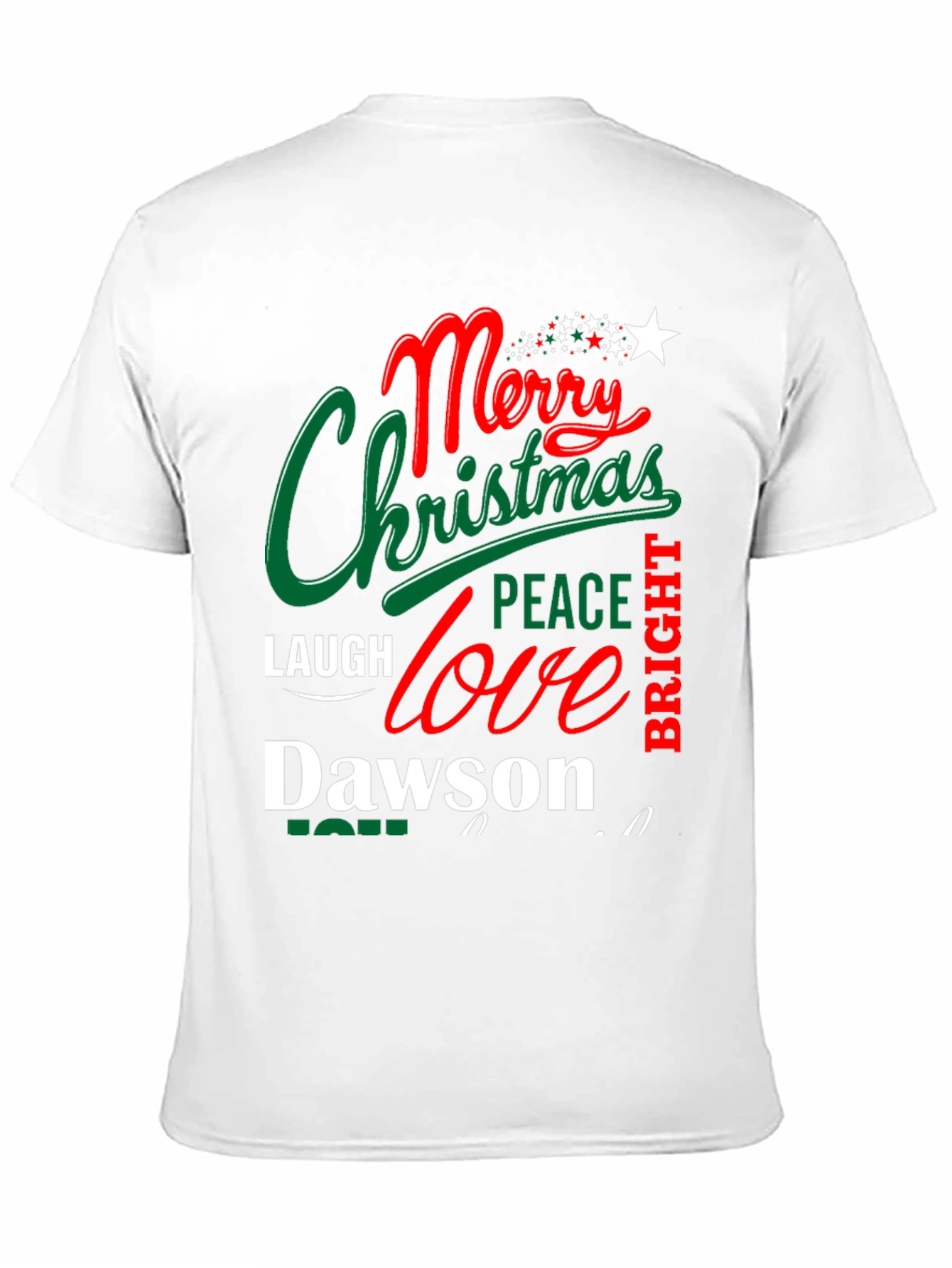 Merry Christmas Dawson T-Shirt Holiday Tee