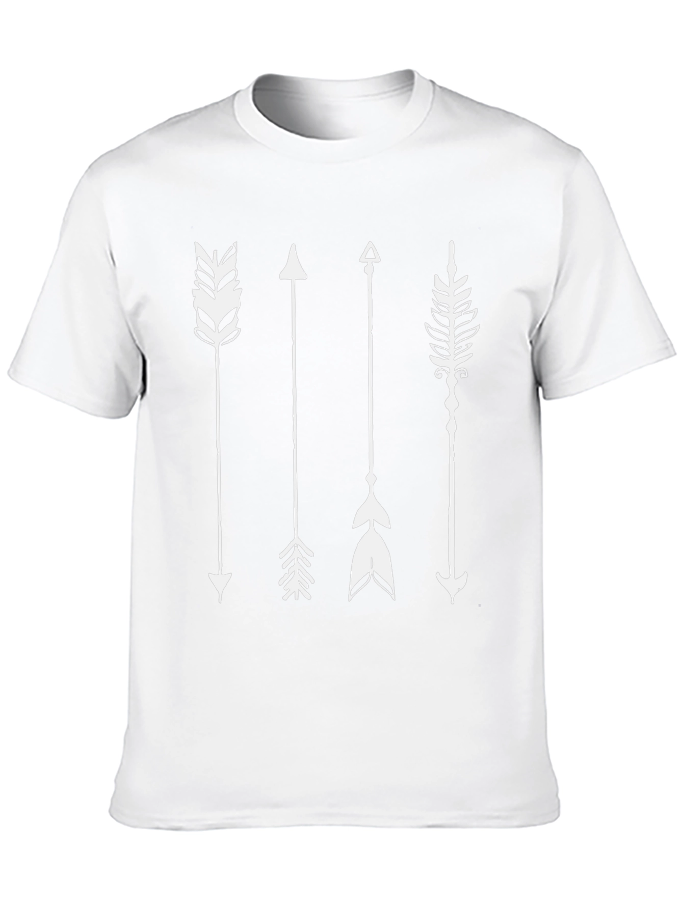 Mens Black Arrow Graphic T-Shirt