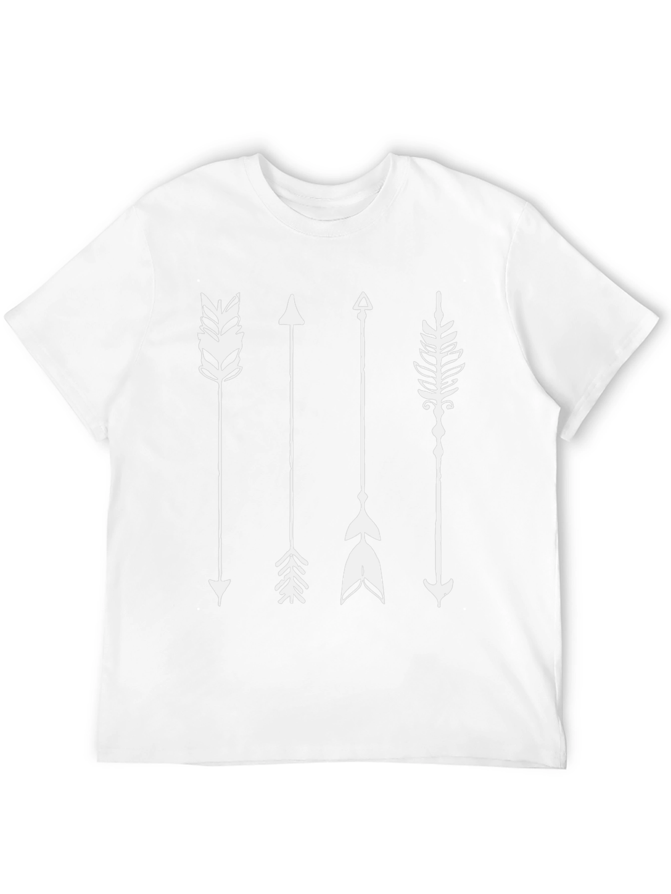 Mens Black Arrow Graphic T-Shirt