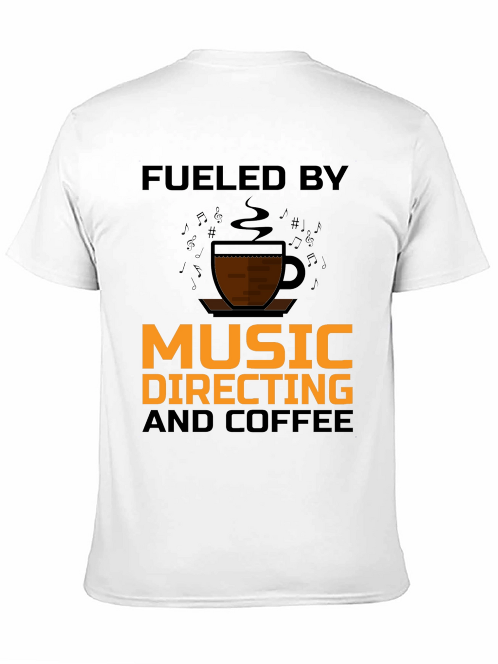 Music Directing & Coffee T-Shirt - Black
