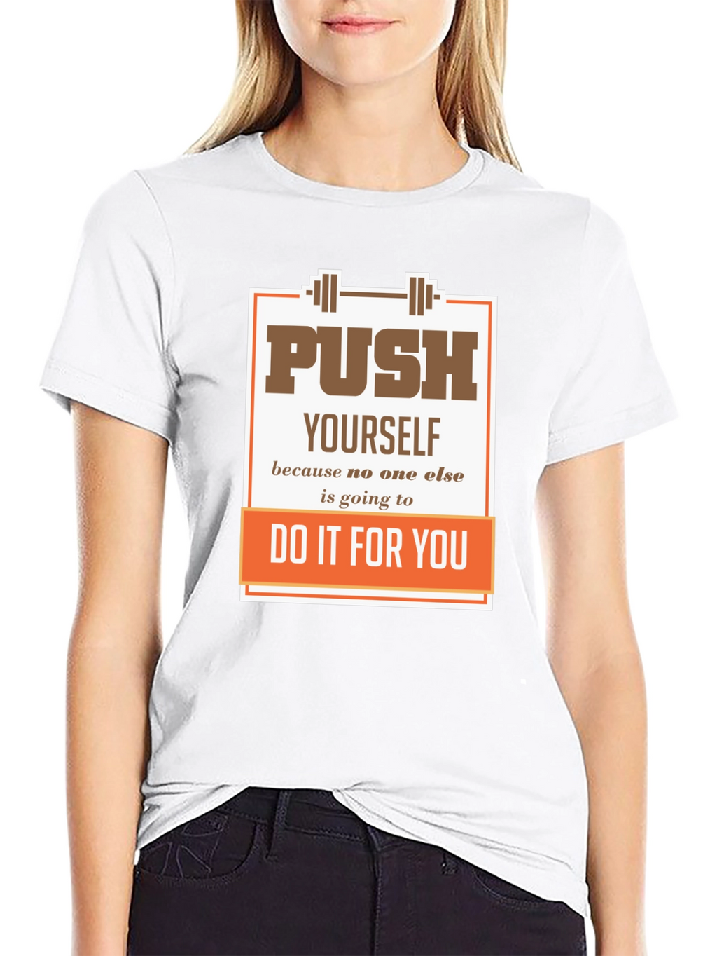 Motivational Gym T-Shirt: Push Yourself