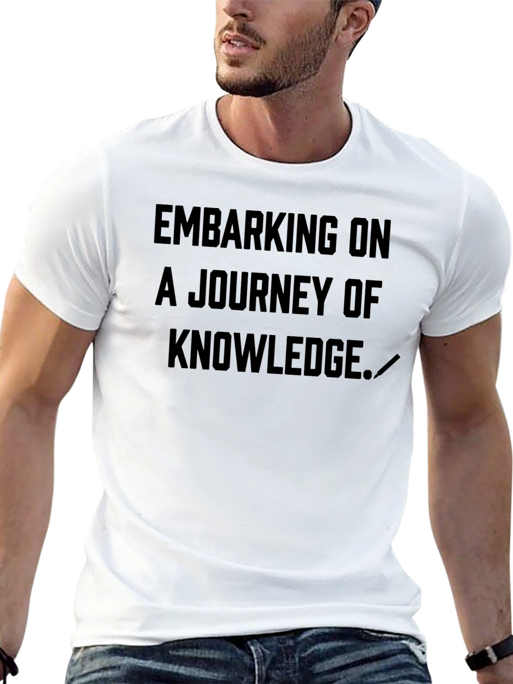 Knowledge Journey Black T-Shirt