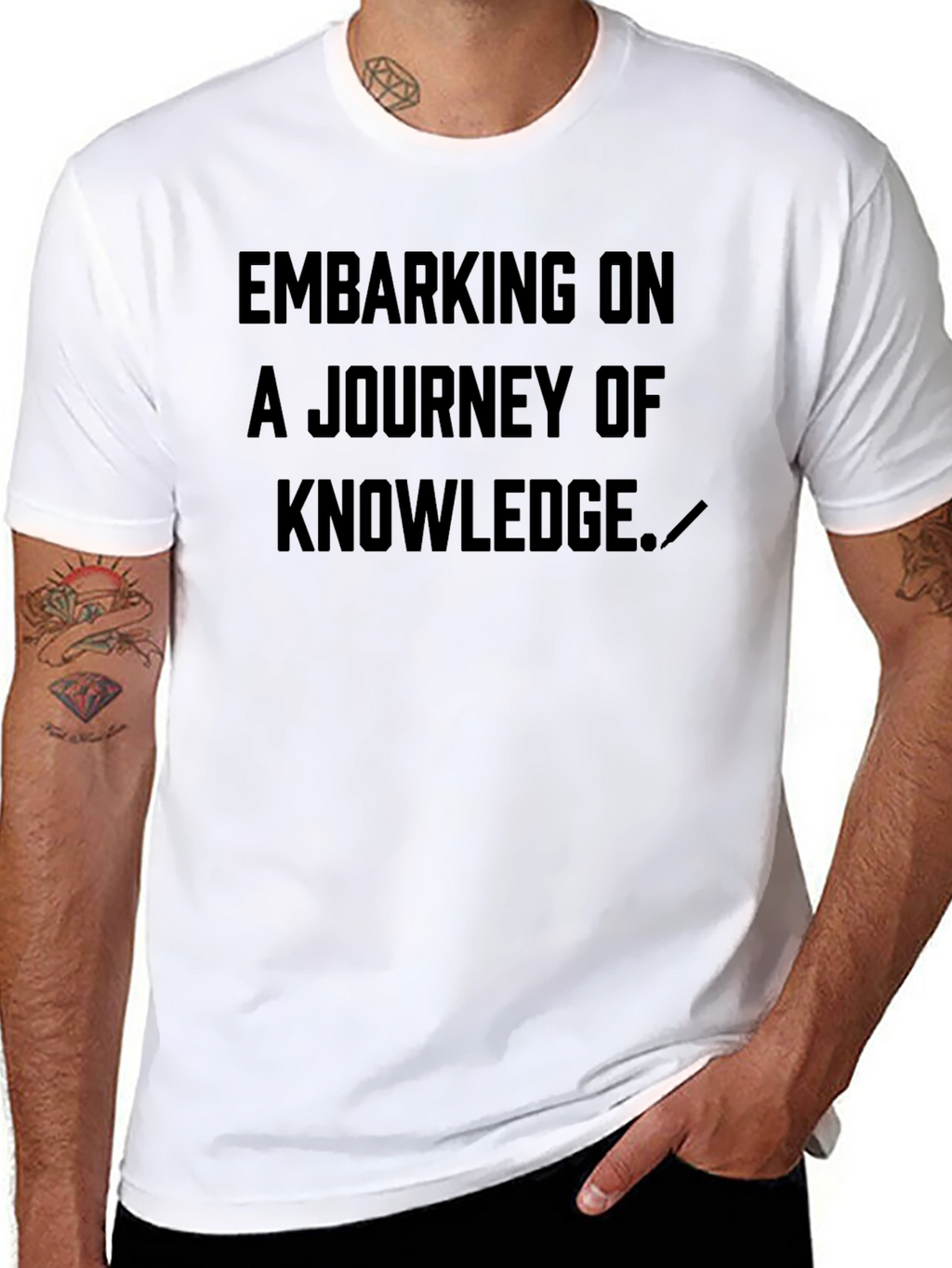 Knowledge Journey Black T-Shirt