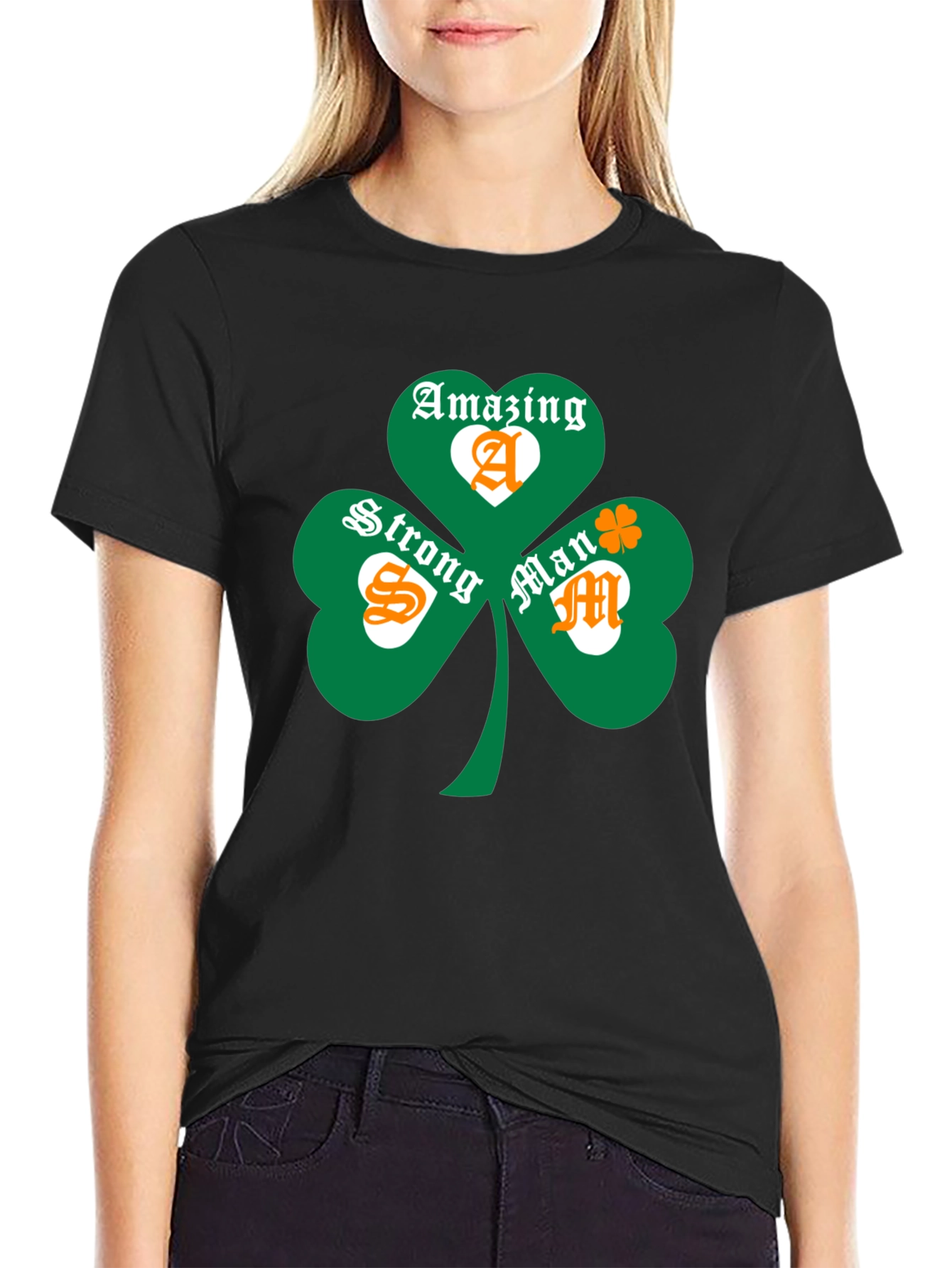 Amazing Strong Man Shamrock Tee