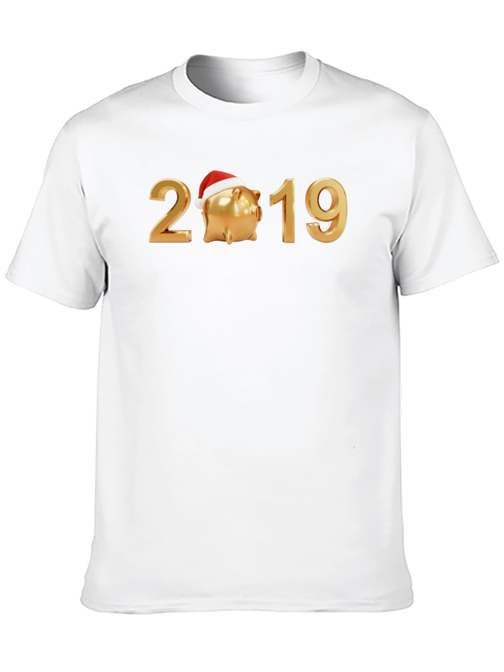 Festive 2019 Piggy Bank Graphic Tee - Black