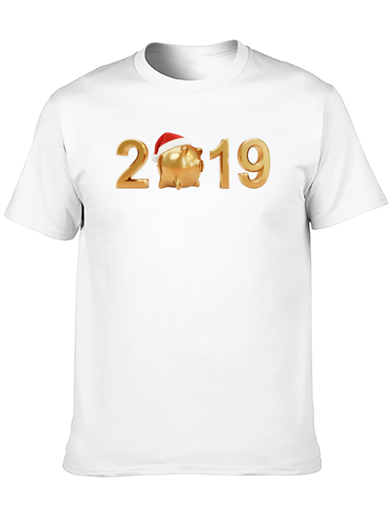 Festive 2019 Piggy Bank Graphic Tee - Black