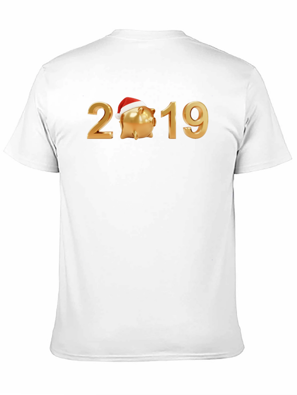 Festive 2019 Piggy Bank Graphic Tee - Black