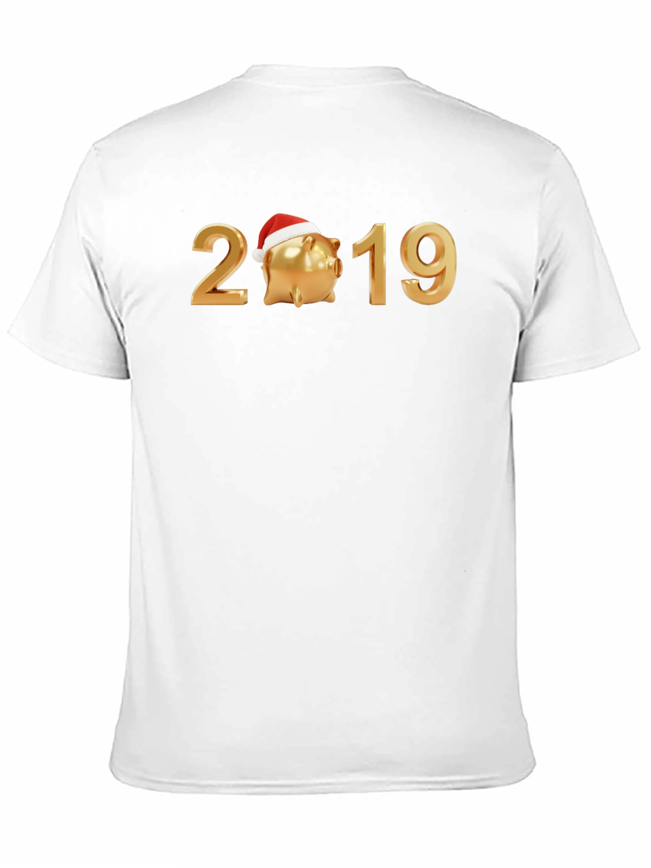 Festive 2019 Piggy Bank Graphic Tee - Black