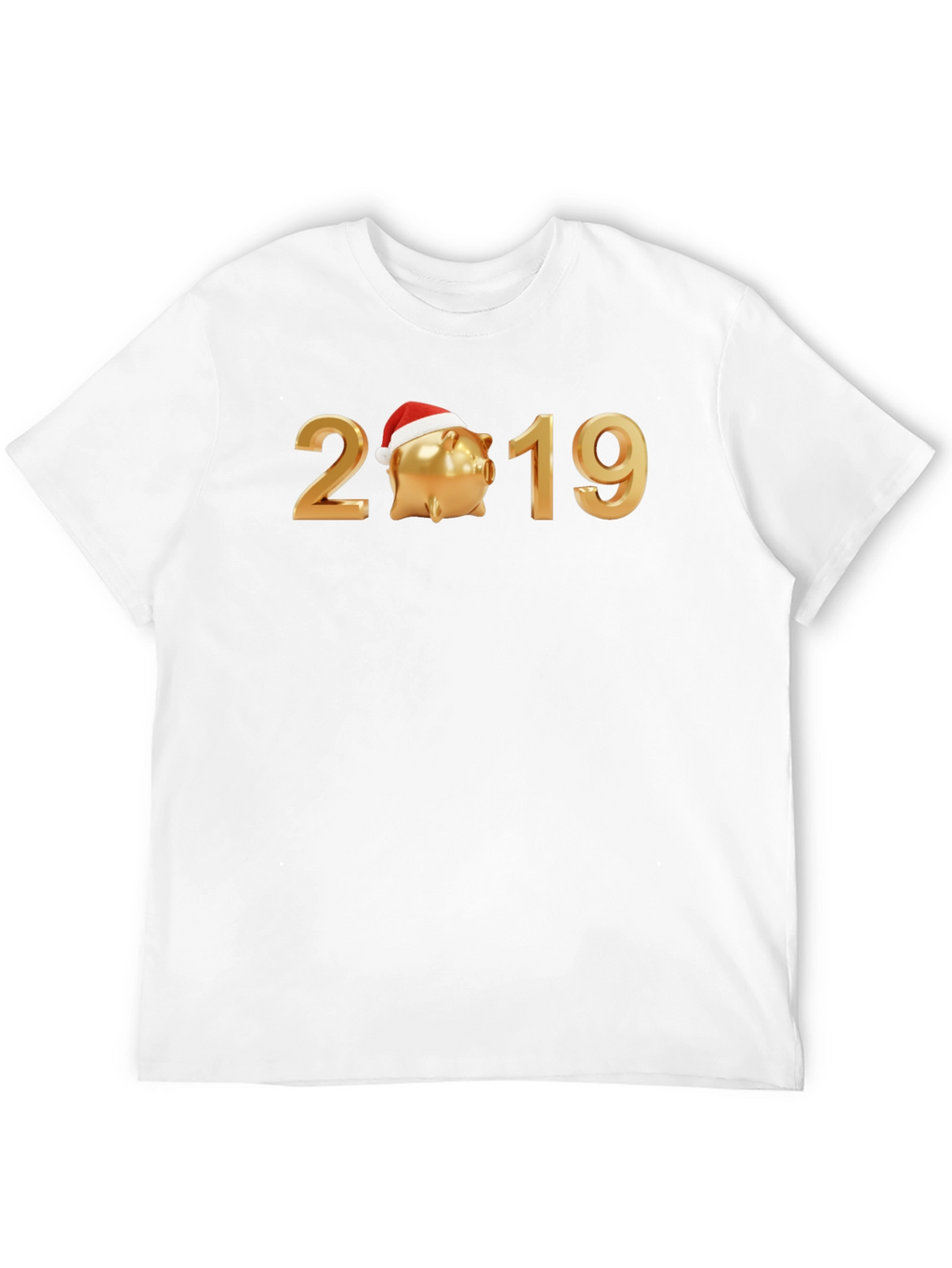 Festive 2019 Piggy Bank Graphic Tee - Black