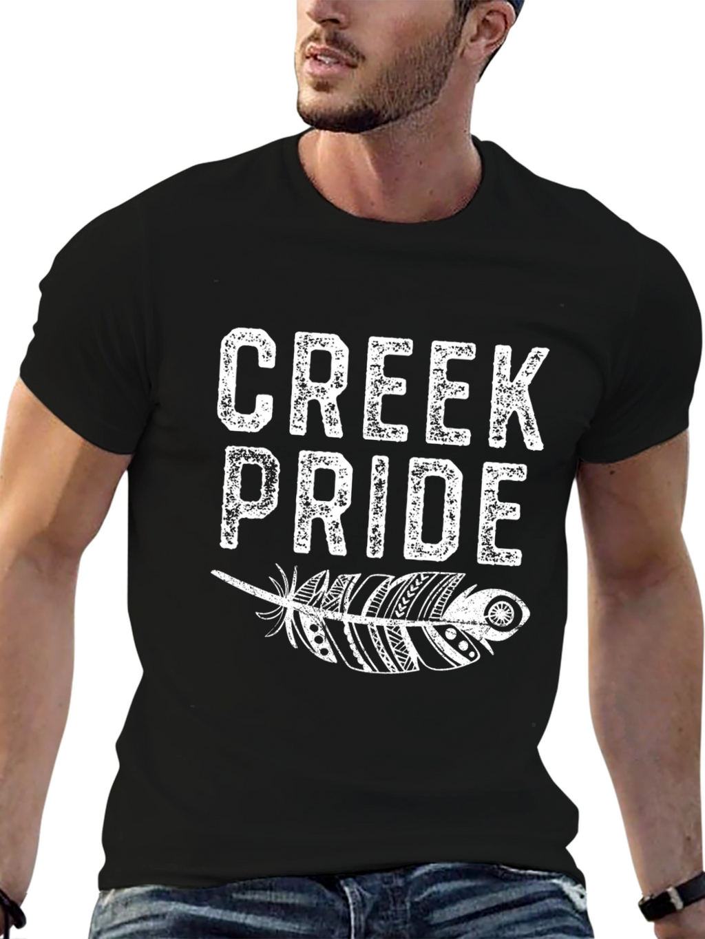 Creek Pride T-Shirt - Native American Inspired Design