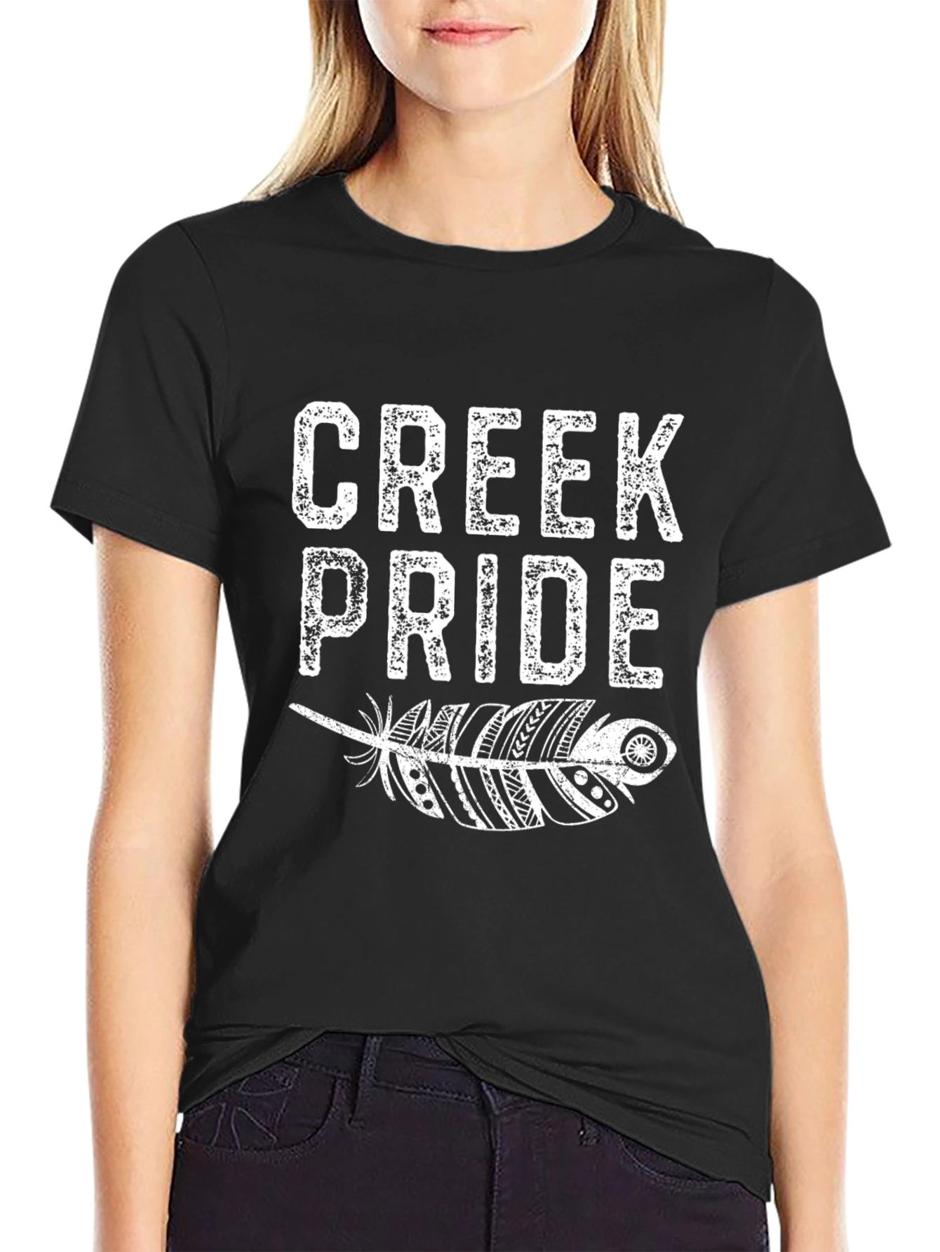 Creek Pride T-Shirt - Native American Inspired Design