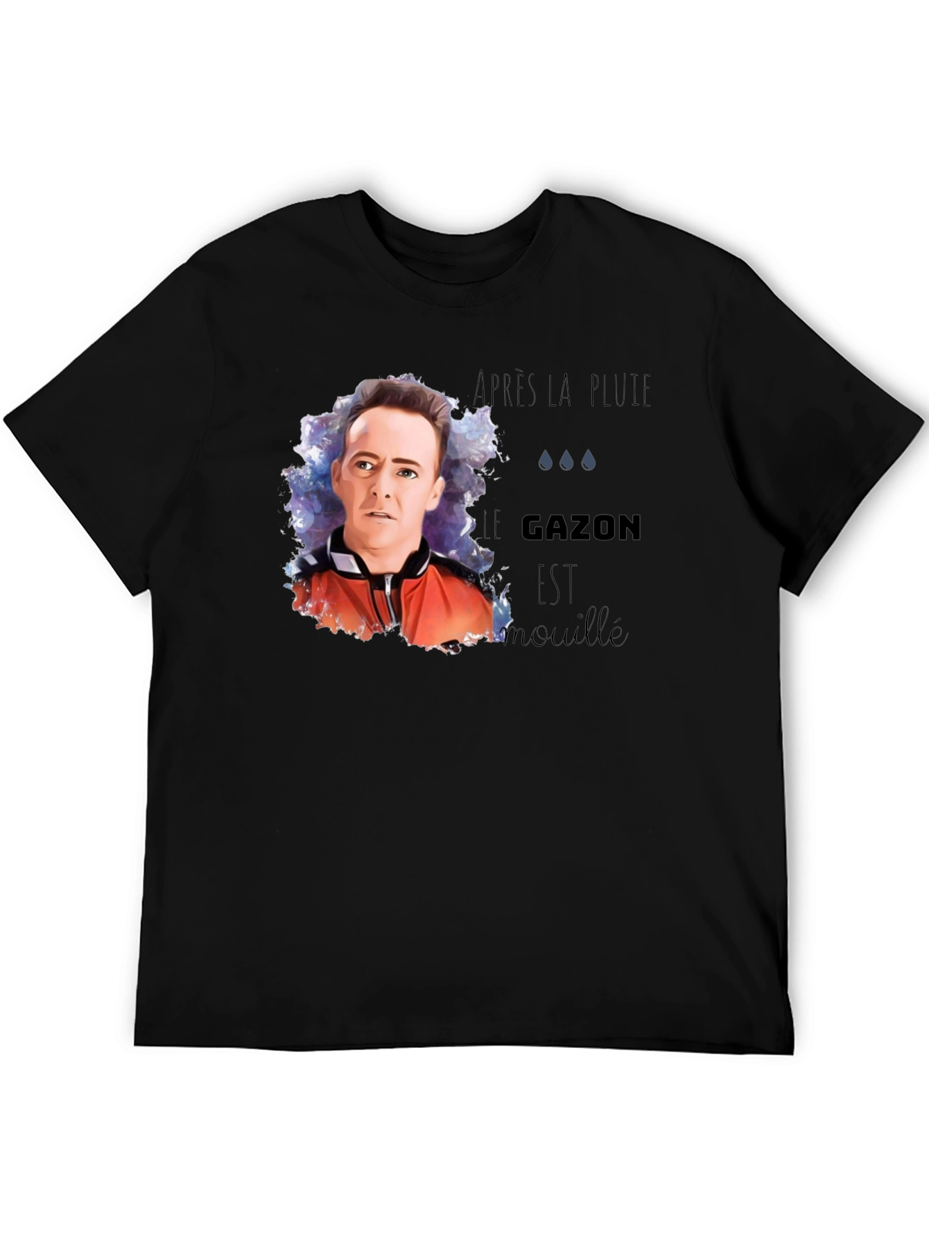 Comedy Themed Black T-Shirt