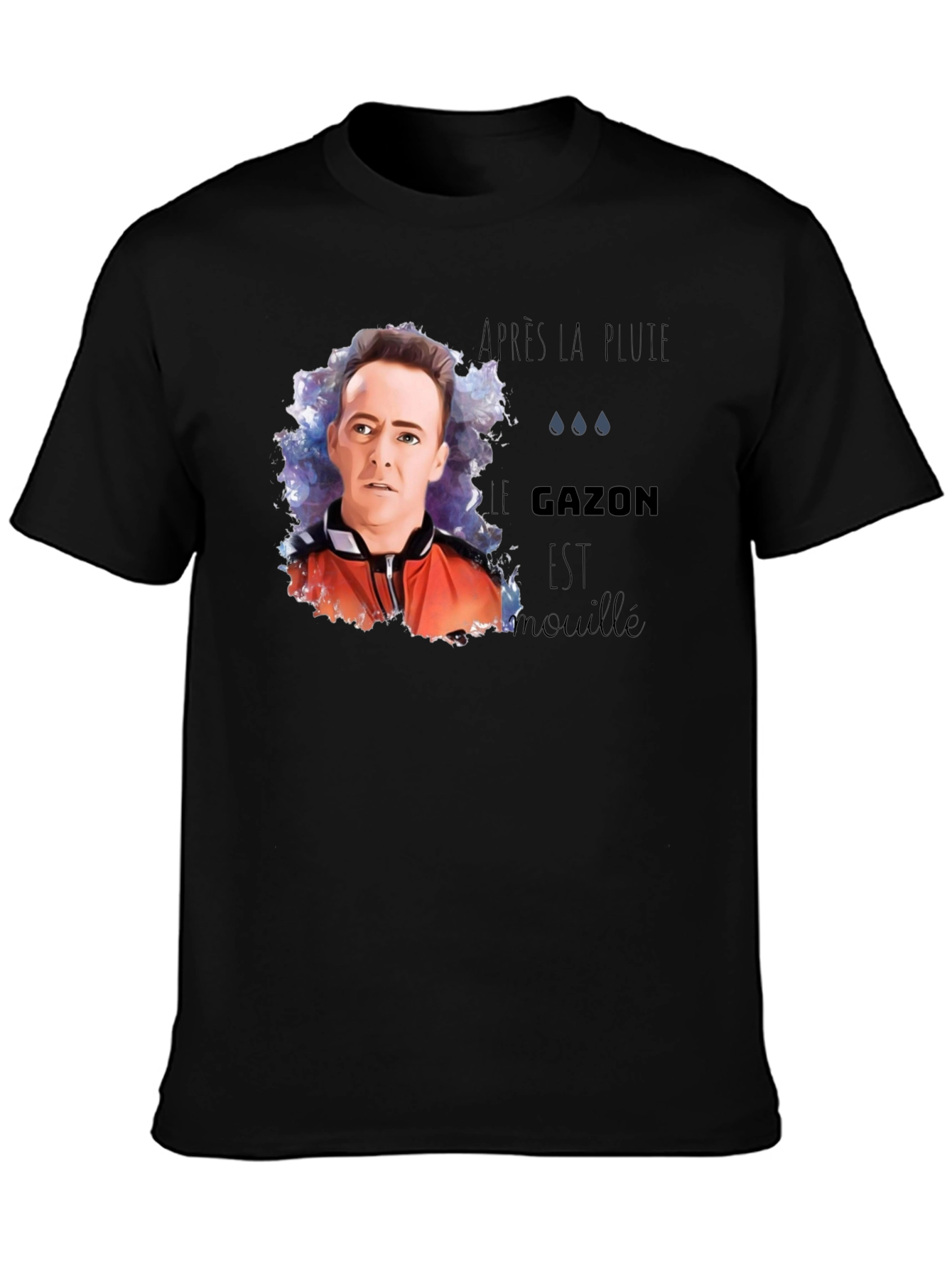 Comedy Themed Black T-Shirt