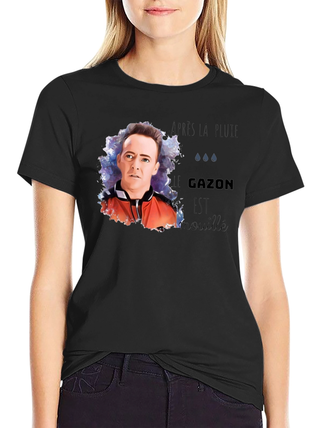 Comedy Themed Black T-Shirt