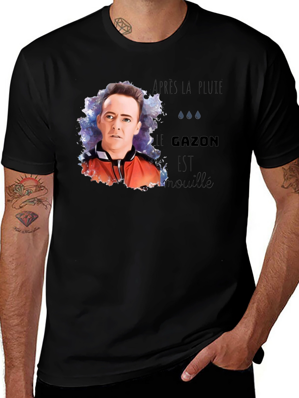 Comedy Themed Black T-Shirt