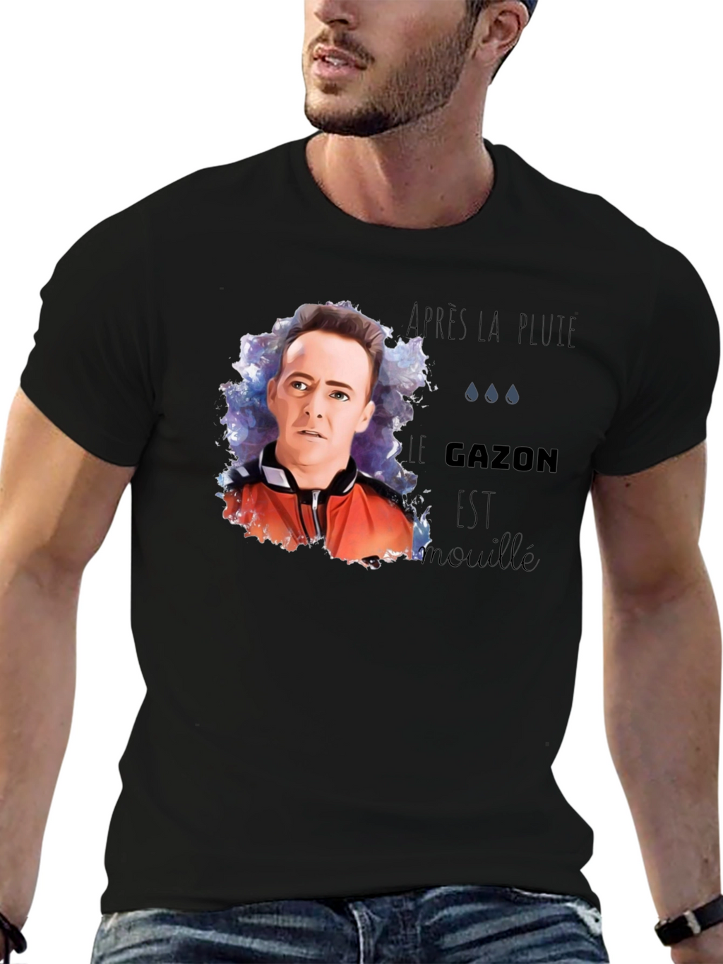 Comedy Themed Black T-Shirt