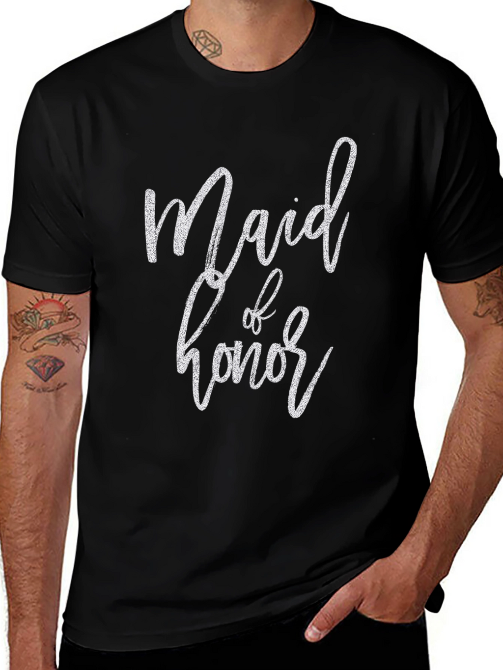 Maid of Honor Wedding T-Shirt