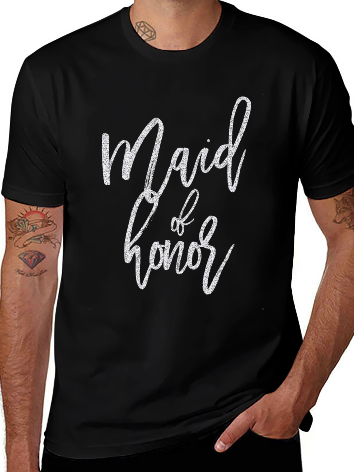Maid of Honor Wedding T-Shirt