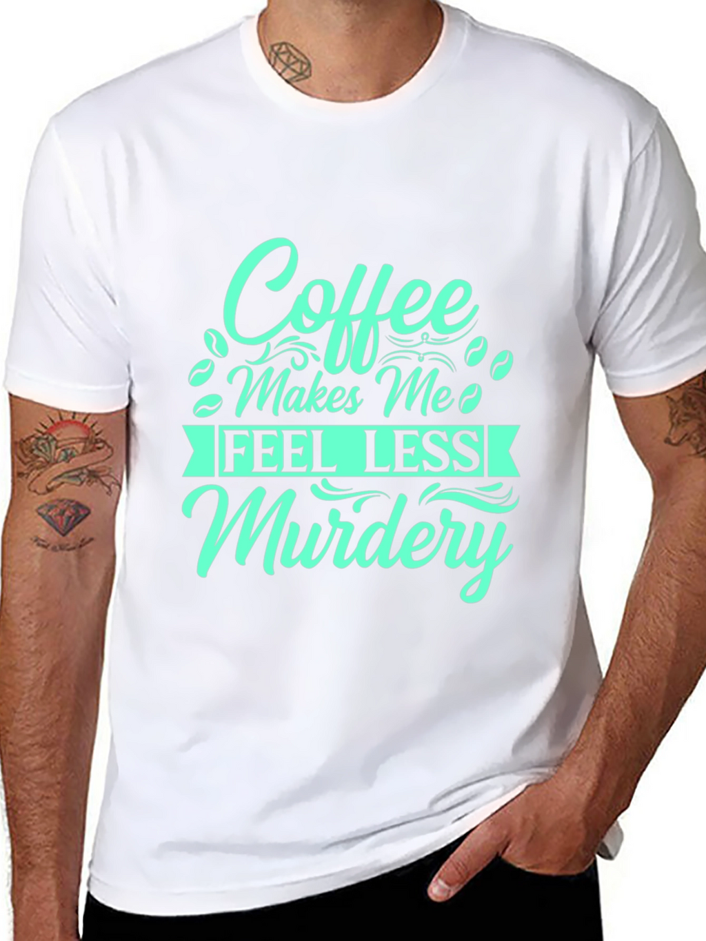 Coffee Makes Me Feel Less Murdery T-Shirt