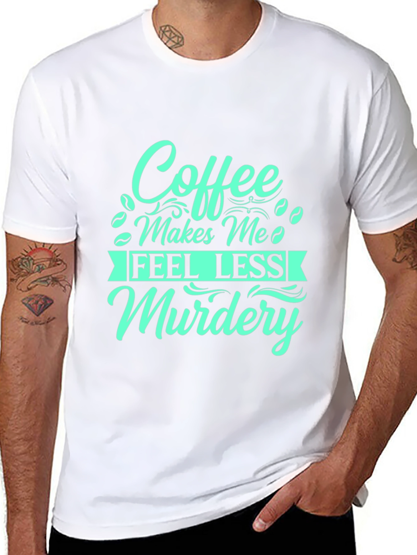 Coffee Makes Me Feel Less Murdery T-Shirt