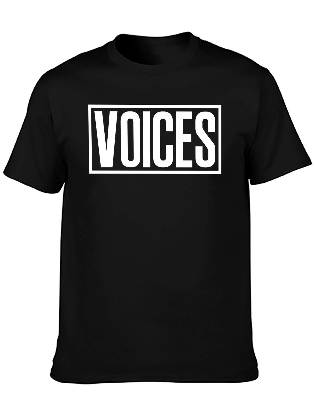 Voices Graphic Tee - Unisex Black T-Shirt