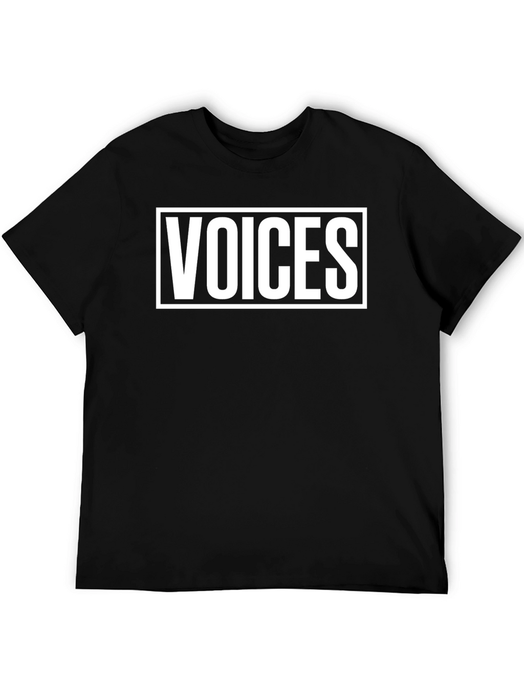 Voices Graphic Tee - Unisex Black T-Shirt